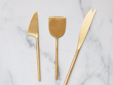 Brass Cheese Knife Set Cheap