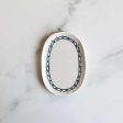 Hand-painted Porcelain Oval Tray - Indigo Online Hot Sale