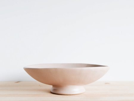 Ceramic Oval Serving Bowl - Sand Cheap