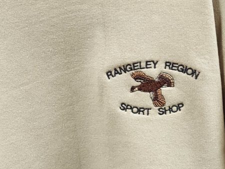 Flying Grouse Embroidered Crew Neck Sweatshirt For Sale