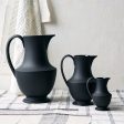 Artisan Stoneware Pitcher - Black Sale