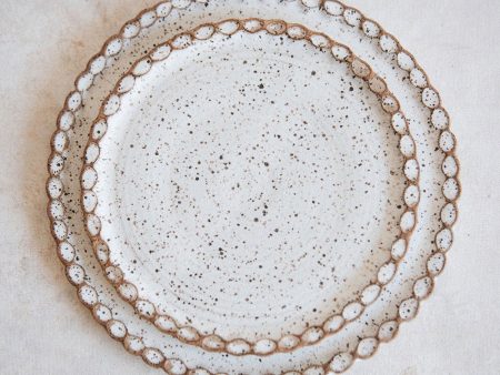 Ceramic Scalloped Side Plate - Light Fashion