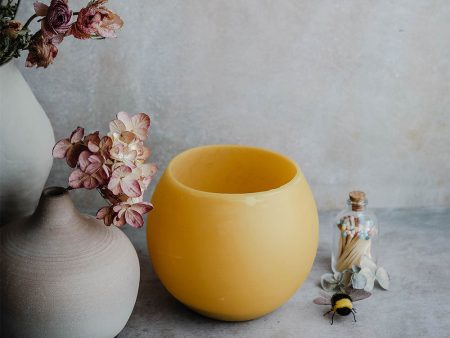 Beeswax Luminary Candle Bowl Discount