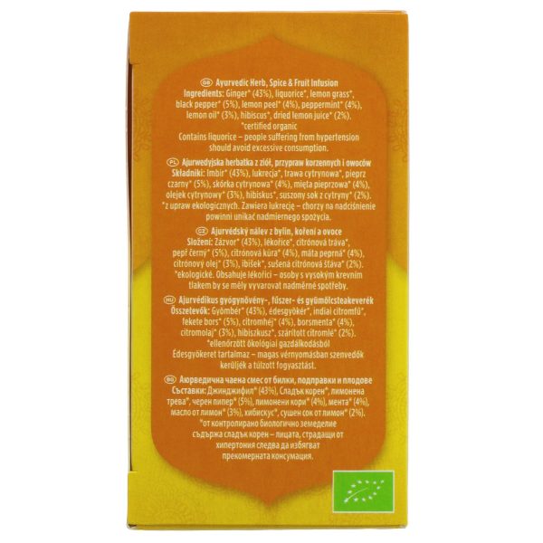 Yogi Tea | Ginger Lemon - Ginger, Lemon, Peppermint | 17 bags Fashion