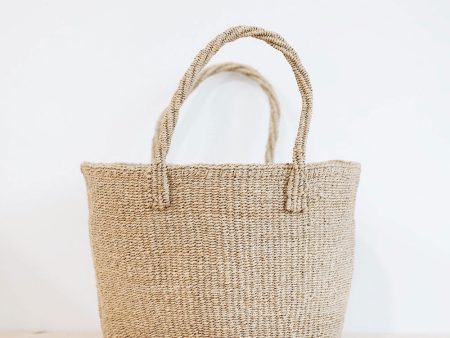 Classic Sisal Basket - Sand on Sale