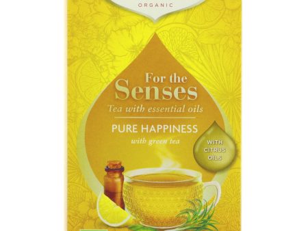 Yogi Tea | Pure Happiness - GreenTea, Lemon\Lemongrass Oil | 17 bags For Sale