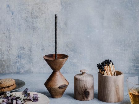 Walnut Incense Burner Hot on Sale