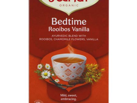 Yogi Tea | Bedtime Rooibos Vanilla - Rooibos, Chamomile, Vanilla | 17 bags For Sale