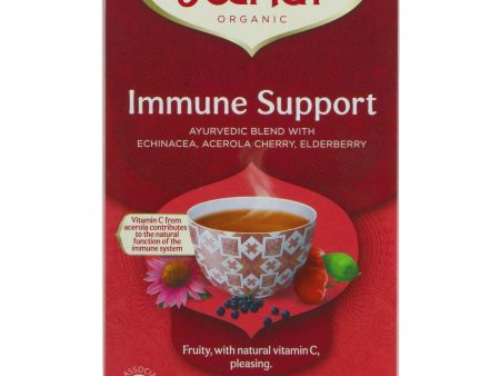 Yogi Tea | Immune Support - Echinacea, Cherry, Elderberry | 17 bags Fashion