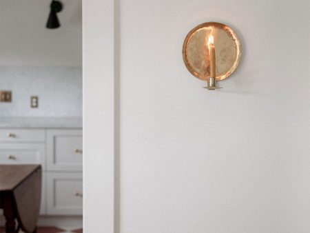 Circle Brass Wall Sconce Cheap