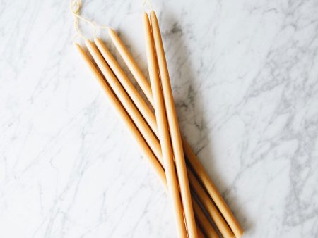 Beeswax Taper Candles Hot on Sale