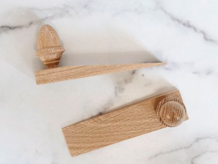 Acorn Wooden Door Stopper Sale