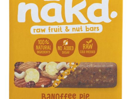 Nakd | Banoffee Pie Multipack | 4 x 35g Supply