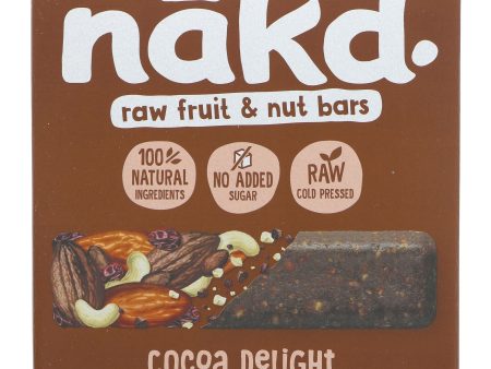 Nakd | Cocoa Delight Multipack | 4 x 35g Online now