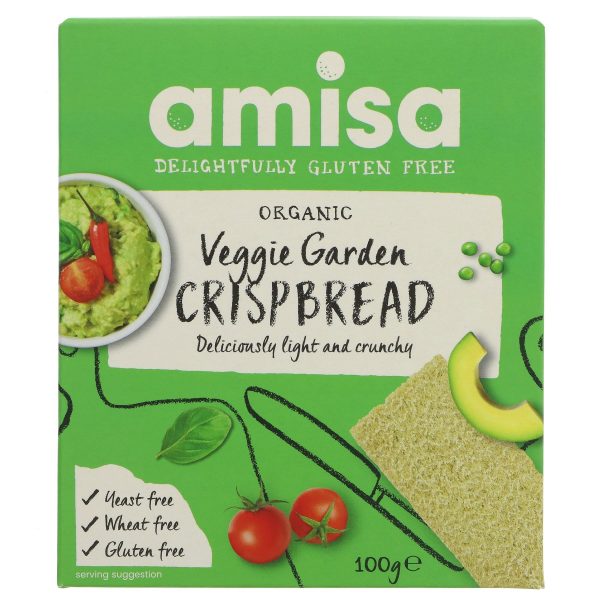 Amisa | Crispbread - Veggie Garden GF | 100g Sale