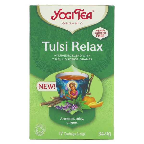 Yogi Tea | Tulsi Relax - Tulsi, Basil, Liquorice | 17 bags Discount