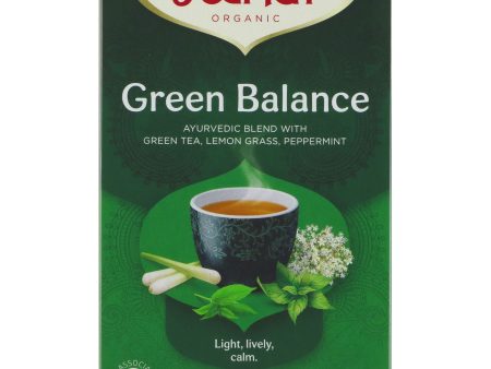 Yogi Tea | Green Balance - Green Tea, L\grass, Peppermint | 17 bags Fashion