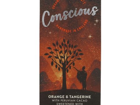 Conscious Chocolate | Orange & Tangerine Raw Bar | 60g Supply