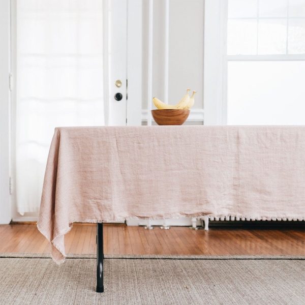 Stonewashed Linen Tablecloth For Sale