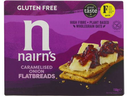 Nairn s | Caramelised Onion Flatbreads | 150g Online now