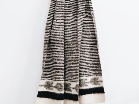 Hand-Loomed Blanket - Black Brown Online Hot Sale