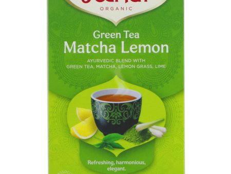 Yogi Tea | Green Tea Matcha Lemon - Matcha, Lemon Grass, Lime | 17 bags Online now