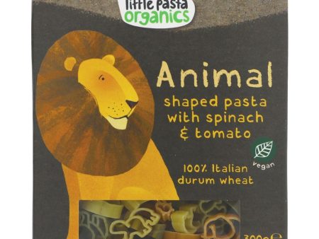 Little Pasta Organics | Animal Pasta Shapes - Tricolor - elephant,tortoise,lion,hippo | 300g For Discount