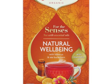 Yogi Tea | Natural Wellbeing - Mandarin Oil, Hibiscus | 17 bags Discount