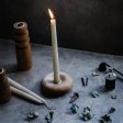 Round Maple Candle Holder For Discount