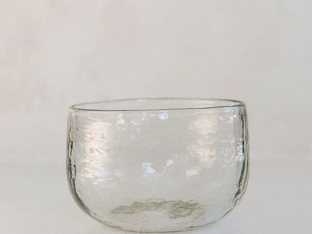 Dimpled Glass Bowl Cheap