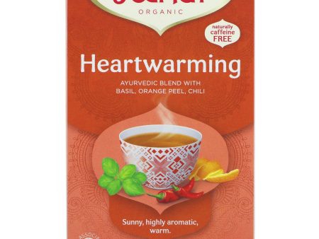 Yogi Tea | Heartwarming - Basil, Orange Peel, Chili | 17 bags Sale