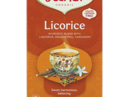 Yogi Tea | Liquorice - Liquorice, OrangePl, Caradamom | 17 bags Hot on Sale