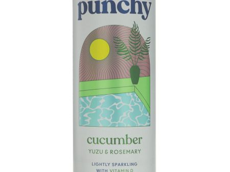 Punchy | Cucumber, Yuzu and Rosemary - Lightly sparkling,canned,Vit D | 250ml Discount