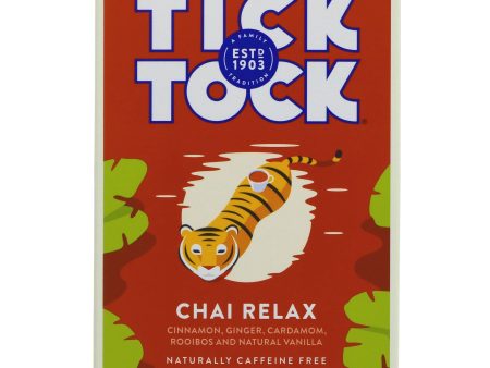 Tick Tock | Chai Relax - Cinnamon, Ginger, Cardamom | 20 bags Online Sale