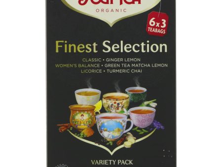 Yogi Tea | Finest Selection - Contains 3 each of 6 varieties | 18 bags Hot on Sale