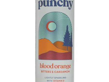 Punchy | Blood Orange,Bitters&Cardamon - Lightly sparkling,canned,Vit D | 250ml Online now