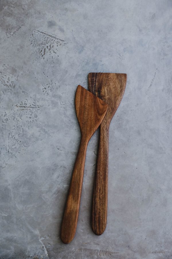 Acacia Wooden Spatula Set Supply