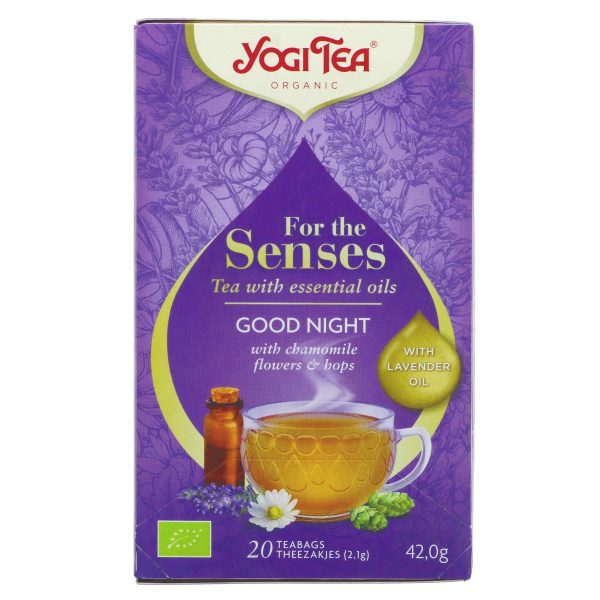 Yogi Tea | Good Night - Hops, Lavender Oil, Chamomile | 17 bags Cheap