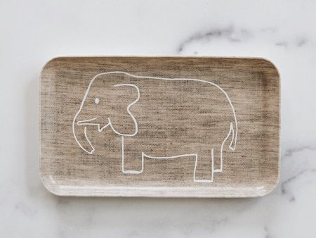 Linen Tray - Elephant Online Sale