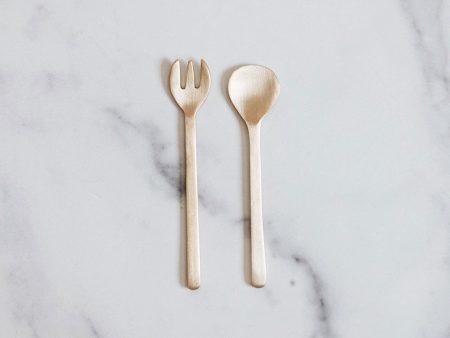 Brass Dessert Utensil Set For Cheap