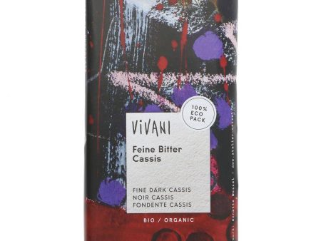 Vivani | Dark Choc & Cassis Filling | 100g on Sale