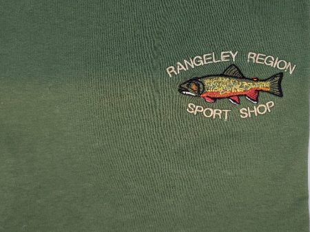 Gildan Embroidered Brook Trout T-shirt For Discount