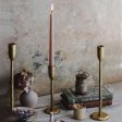 Iron Candlestick - Antique Brass Online Sale