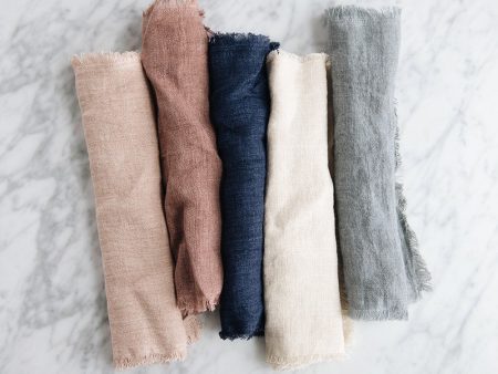 Stonewashed Linen Dinner Napkin Hot on Sale