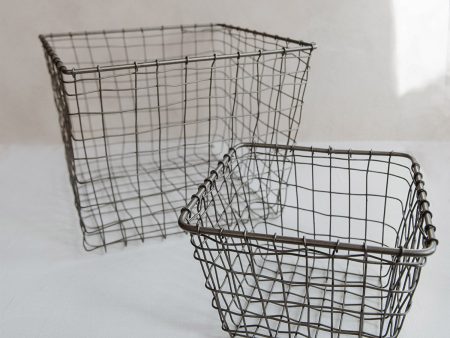 Woven Wire Storage Basket Online Sale