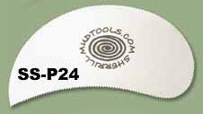 SS-P24 -  Paisley  Stainless Scraper 24 Hot on Sale