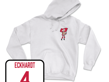 Baseball White Brutus Hoodie  - Justin Eckhardt on Sale