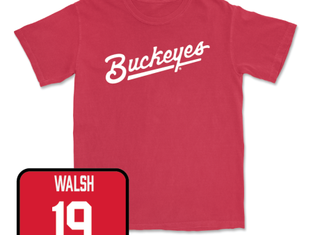 Red Men s Lacrosse Script Tee  - Jackson Walsh Cheap