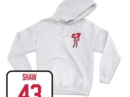 Baseball White Brutus Hoodie  - Hunter Shaw Online now