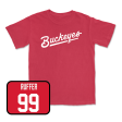 Red Softball Script Tee  - Cadyn Ruffer Online Hot Sale